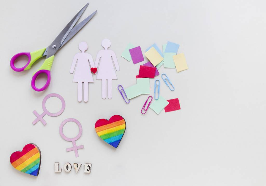 love-inscription-with-lesbian-couple-icons-rainbow-hearts